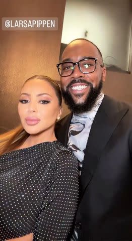 <p>Marcus Jordan Instagram</p> Larsa and Marcus confirmed their relationship in January