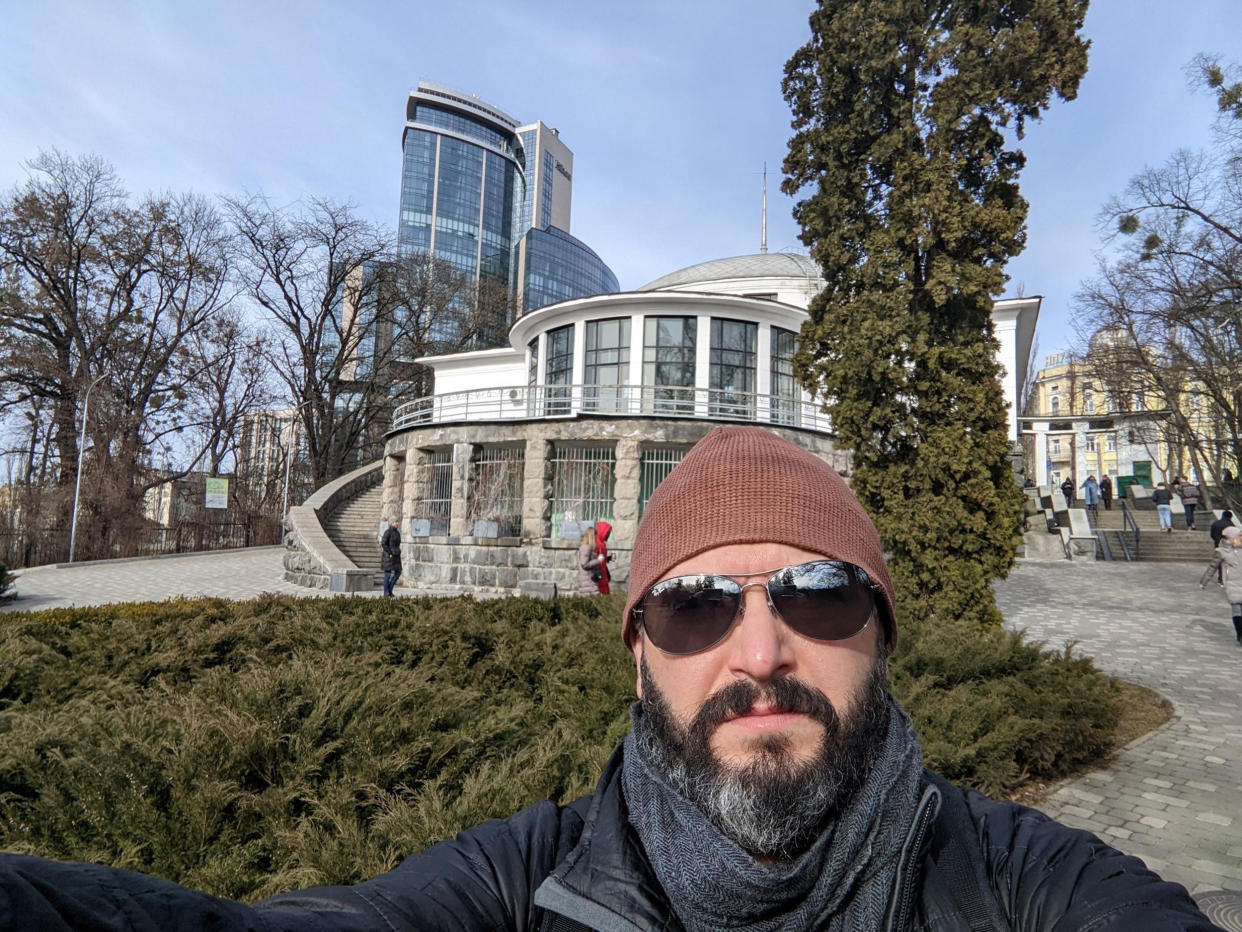 Bryan Stern, pictured in Kyiv, Ukraine. (Courtesy of Project Dynamo)