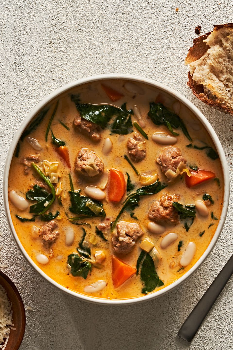 Creamy White Bean & Sausage Soup