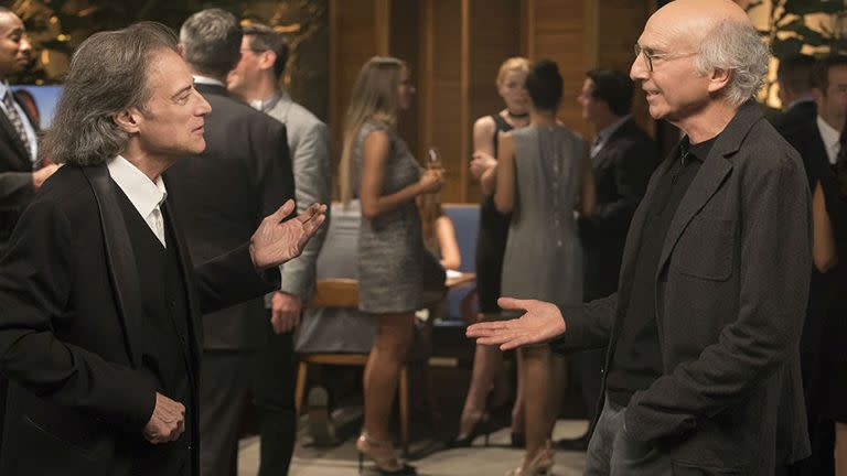 Larry David junto a Richard Lewis, uno de los grandes secundarios de la serie