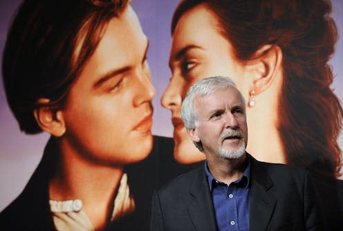 <span class="caption">James Cameron poses during a promotional event for Titanic 3D.</span> <span class="attribution"><a class="link " href="https://epaimages.com/search.pp?flush=1&multikeyword=titanic%20movie&startdate=&enddate=&metadatafield44=0&autocomplete_City=&metadatafield5=" rel="nofollow noopener" target="_blank" data-ylk="slk:Franck Robichon;elm:context_link;itc:0;sec:content-canvas">Franck Robichon</a></span>