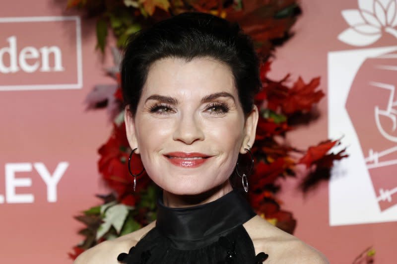 Julianna Margulies arrives on the red carpet at the Clooney Foundation For Justice Inaugural Albie Awards at New York Public Library in 2022 in New York City. File Photo by John Angelillo/UPI