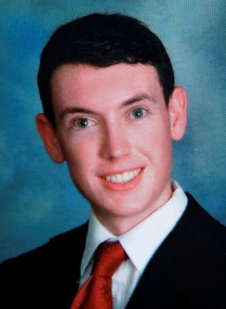 A 2006 Westview High School year book picture of James Eagan Holmes is seen in Rancho Penasquitos, California July 20, 2012. REUTERS/Handout