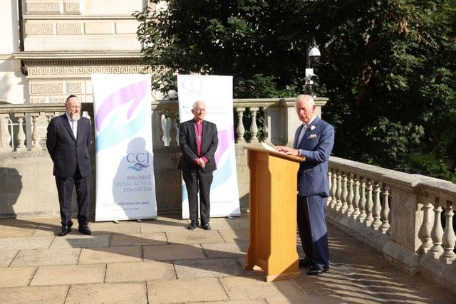 Prince of Wales receiving his award