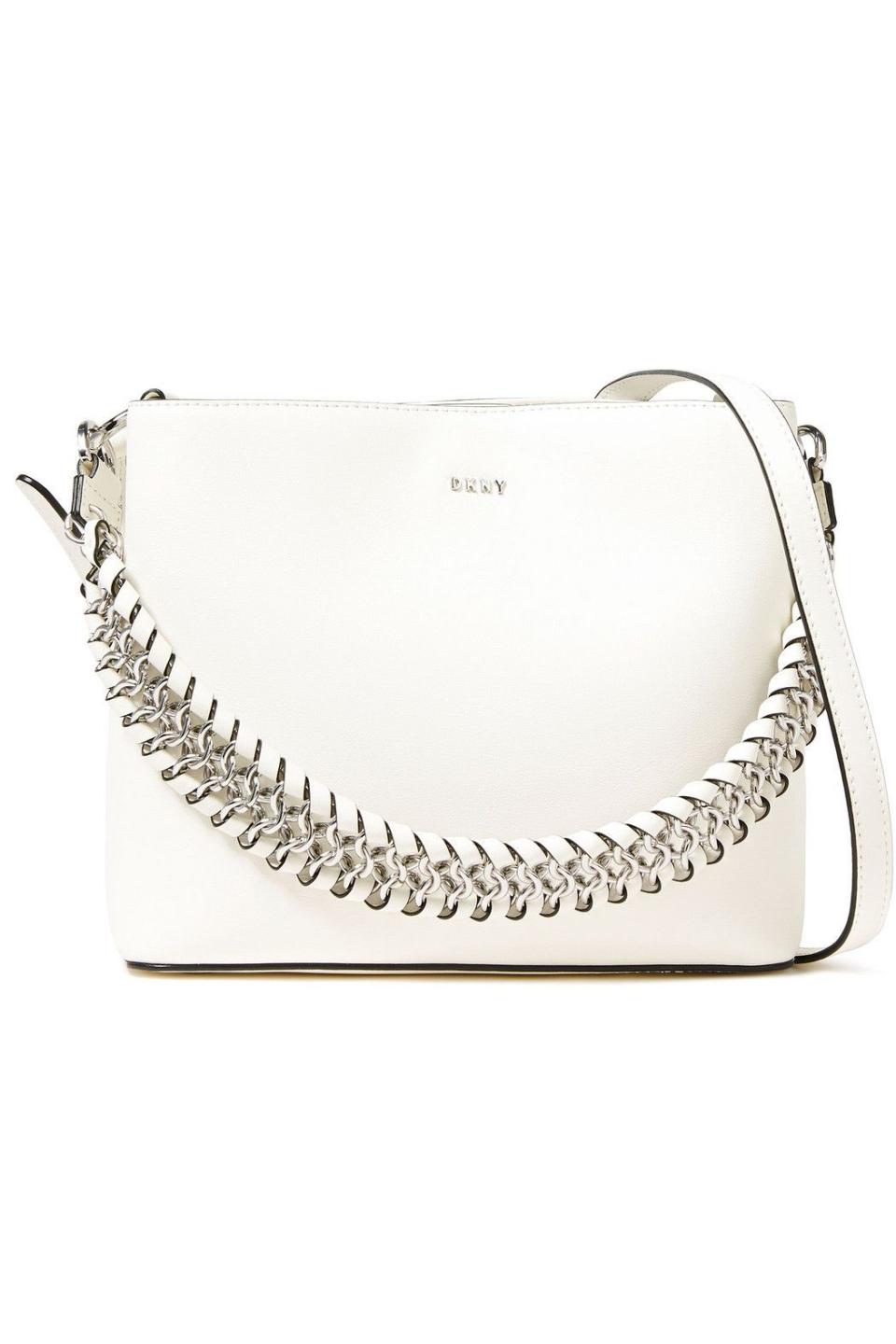 16) Bethune chain-trimmed leather shoulder bag