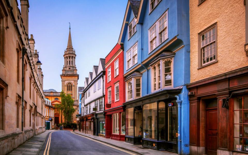 Colourful Houses, Turl Street, Oxford