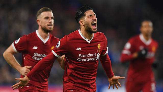 Emre Can scored Liverpool’s first goal and won the penalty for their third in the 3-0 win over Huddersfield Town.