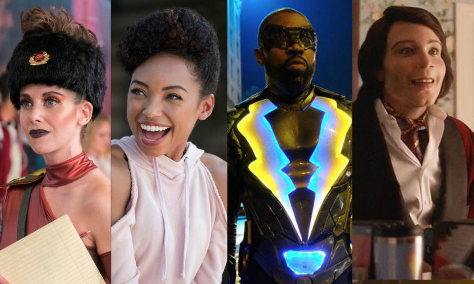 <em>GLOW</em>/<em>Dear White People/Black Lightning/Atlanta </em>(Photo: Netflix/CW/FX)