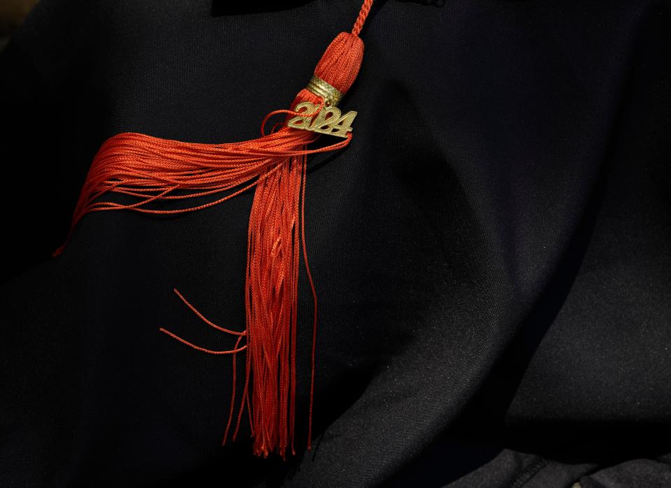 When students in Ohio State's class of 2024 turn their tassels from right to left, they'll experience commencement for the first time. Many graduated from high school during the COVID-19 pandemic in the spring of 2020 and had their high school graduation ceremonies canceled or adapted to social distancing protocols.