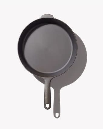 Simple Chef - Set de 3 piezas de sartén de hierro fundido; sartenes de 10,  8 y 6 pulgadas. El mejor set de sartenes para cocina profesional de calidad