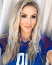 <p>Alexandra Ivarsdottir, girlfriend of Icelandic midfielder Gylfi Sigurdsson </p>