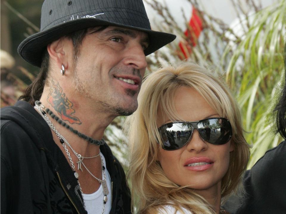 Anderson was married to Mötley Crüe musician Tommy Lee from 1995 to 1998 (Getty Images)