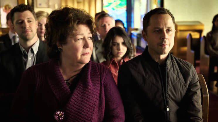 Martindale with Giovanni Ribisi in 'Sneaky Pete' (Photo: Amazon Prime Studios)