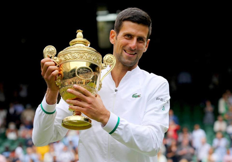 Die aktuelle Nummer 1 der Weltrangliste Novak Djokovic