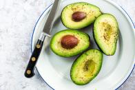 <p>As if you needed a reason to eat avocados, they just happen to be <a href="https://www.thedailymeal.com/healthy-eating/19-foods-and-drinks-are-putting-your-blood-pressure-through-roof-slideshow?referrer=yahoo&category=beauty_food&include_utm=1&utm_medium=referral&utm_source=yahoo&utm_campaign=feed" rel="nofollow noopener" target="_blank" data-ylk="slk:full of healthy fats;elm:context_link;itc:0;sec:content-canvas" class="link ">full of healthy fats</a>, high in dietary fiber and a great source of folate. And if you’re looking for natural ways to take care of your body, the monounsaturated fats in avocados help to nourish your hair, skin and nails.</p>