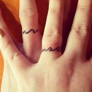 mens wedding band tattoo ideas