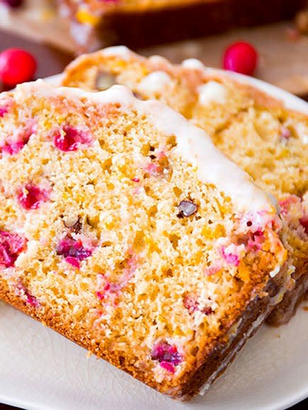 ORANGE-GLAZED CRANBERRY BREAD