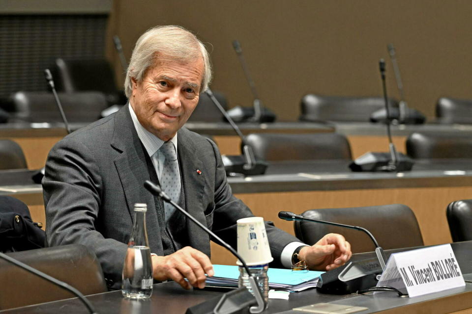 Vincent Bolloré, actionnaire principal avec sa famille du géant Vivendi, propriétaire du groupe Canal+ et notamment des chaînes gratuites C8 et CNews, a été auditionné par les députés après Pascal Praud, Sonia Mabrouk ou encore Maxime Saada, patron de Canal+.  - Credit:Jacques Witt/SIPA / SIPA / Jacques Witt/SIPA