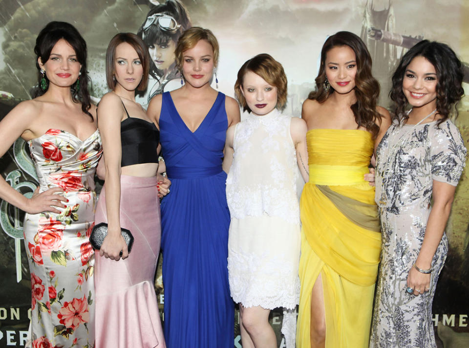 Sucker Punch 2011 LA Premiere Carla Gugino Jena Malone Abbie Cornish Emily Browning Jamie Chung Vanessa Hudgens