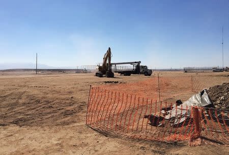 A view of the construction site where Ford Motor Co cancelled a $1.6 billion plant in Villa de Reyes, on the outskirts of San Luis Potosi, Mexico, January 4, 2017. REUTERS/Christine Murray