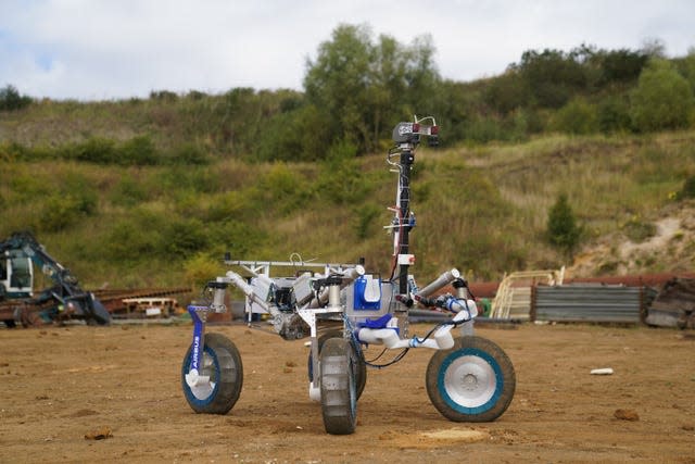 Mars rover trials at Leighton Buzzard quarry