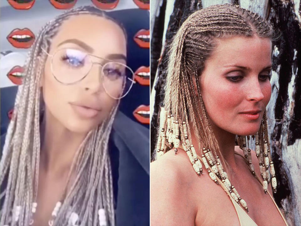 Bo Derek Defends Kim Kardashian Amid 'Bo West' Braids Controversy