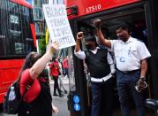 Protest against the death of George Floyd, in London