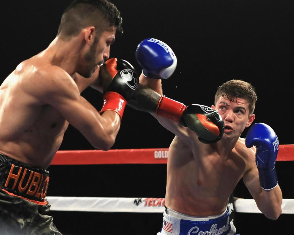 Luke Campbell was knocked down in round two but fought back (Getty Images)