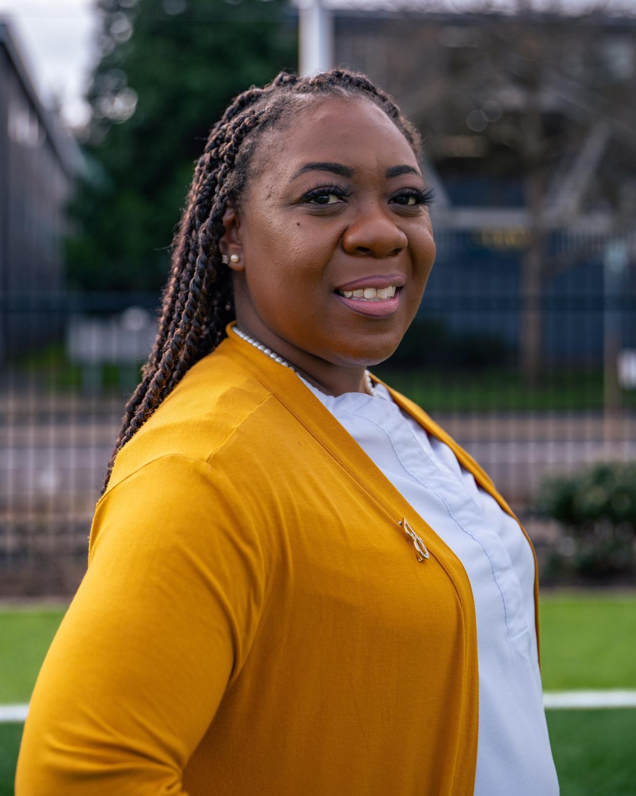 Shanaè Joyce-Stringer is running for Eugene Mayor in the May 21 election.