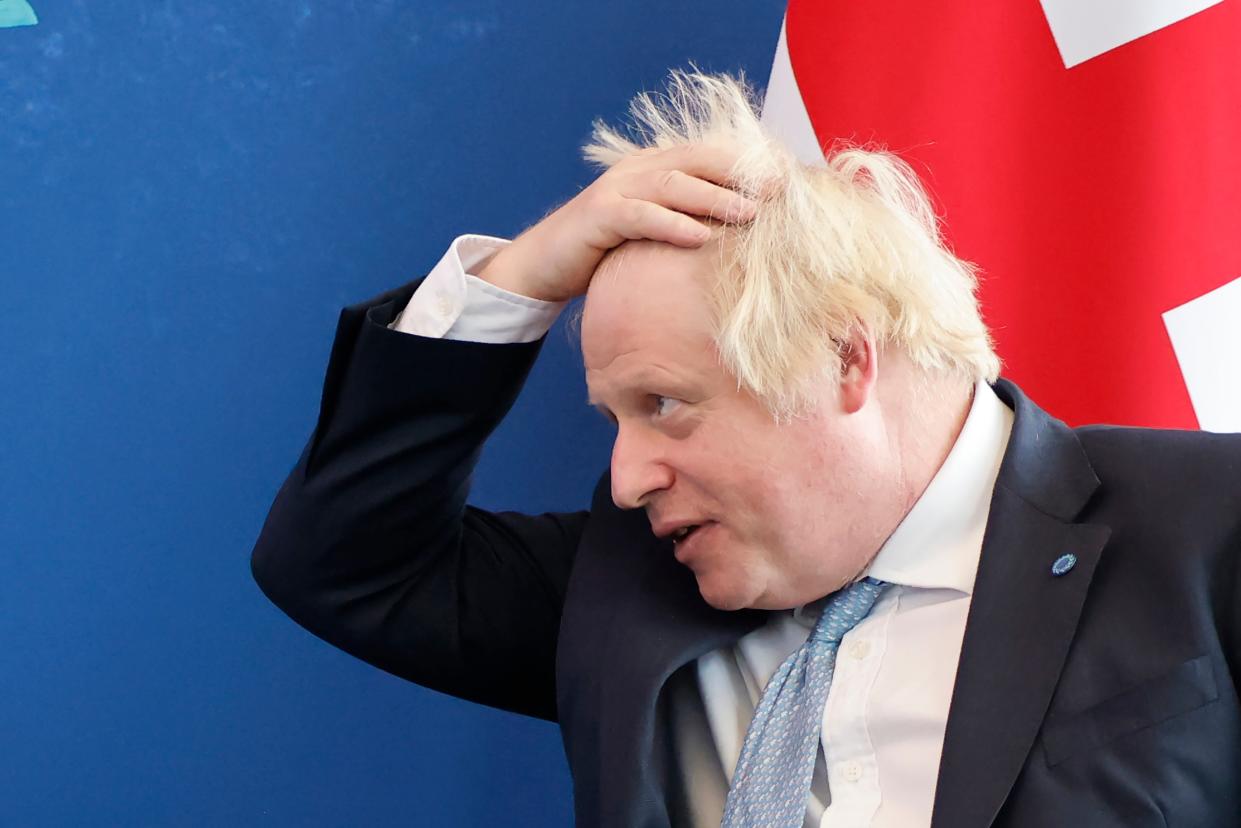 Boris Johnson has been warned that time is running out, but a poll for The Independent found that a majority of UK voters do not trust the PM to reach a deal (AP)