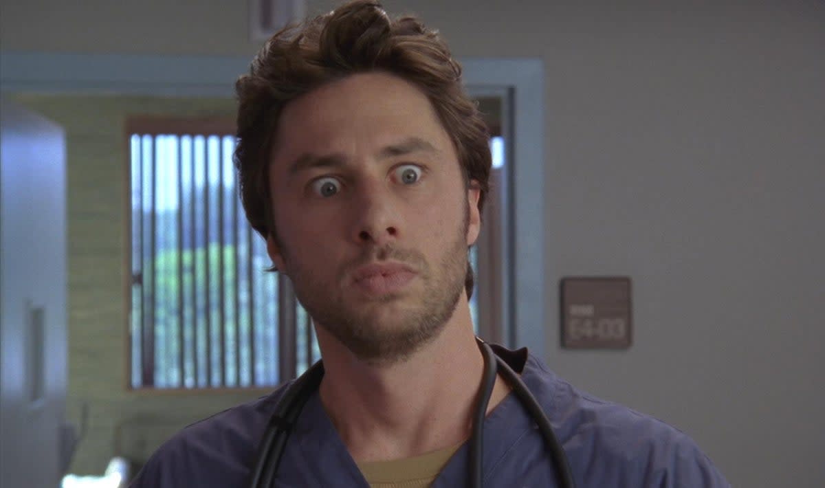 Zach Braff as JD in ‘Scrubs’ (ABC)