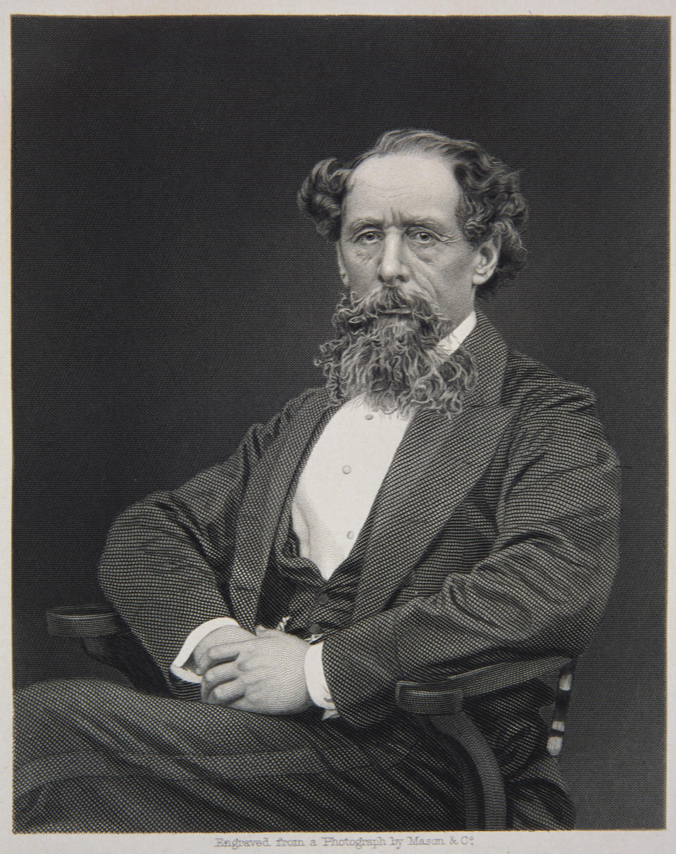 Engraving of Charles Dickens