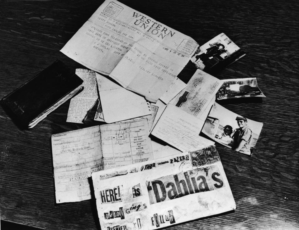 black dahlia evidence