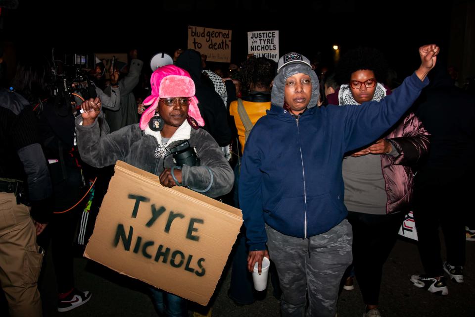 Tyre Nichols protests in Memphis, Tenn