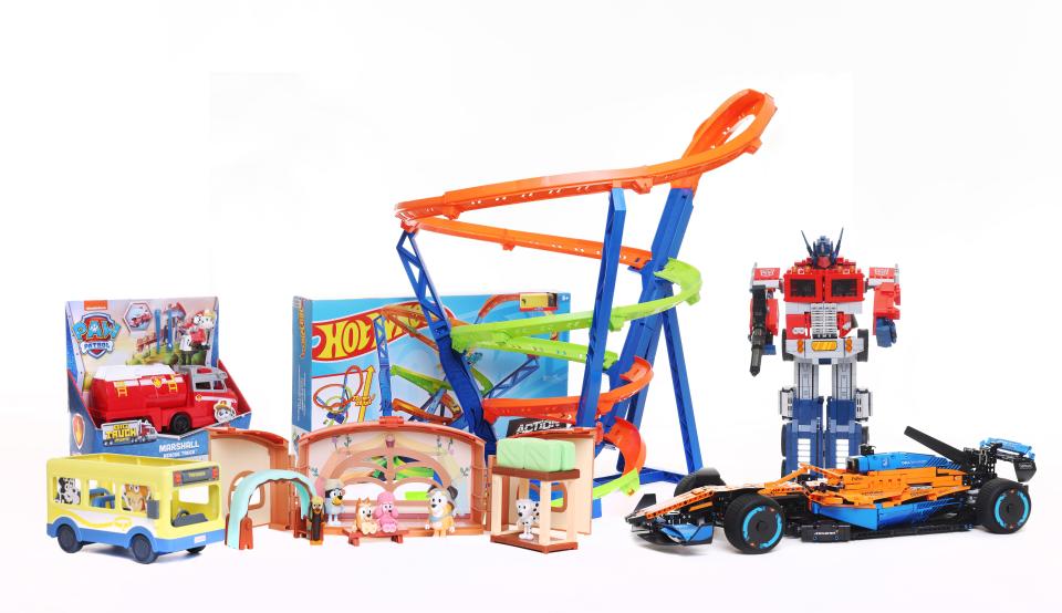 The most-popular list includes classics like Barbie, Hot Wheels, and LEGO. (Argos/SWNS)