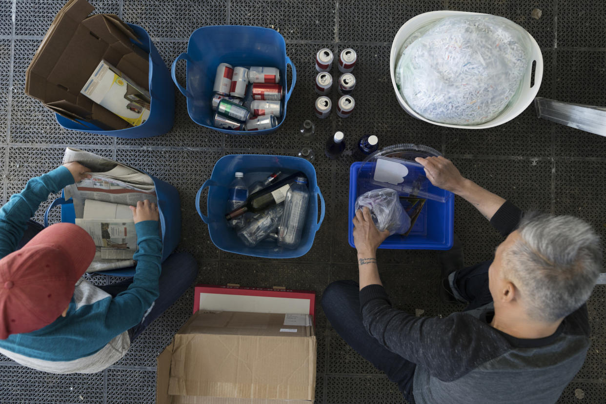 Recycling at home. (PHOTO: Getty Images)