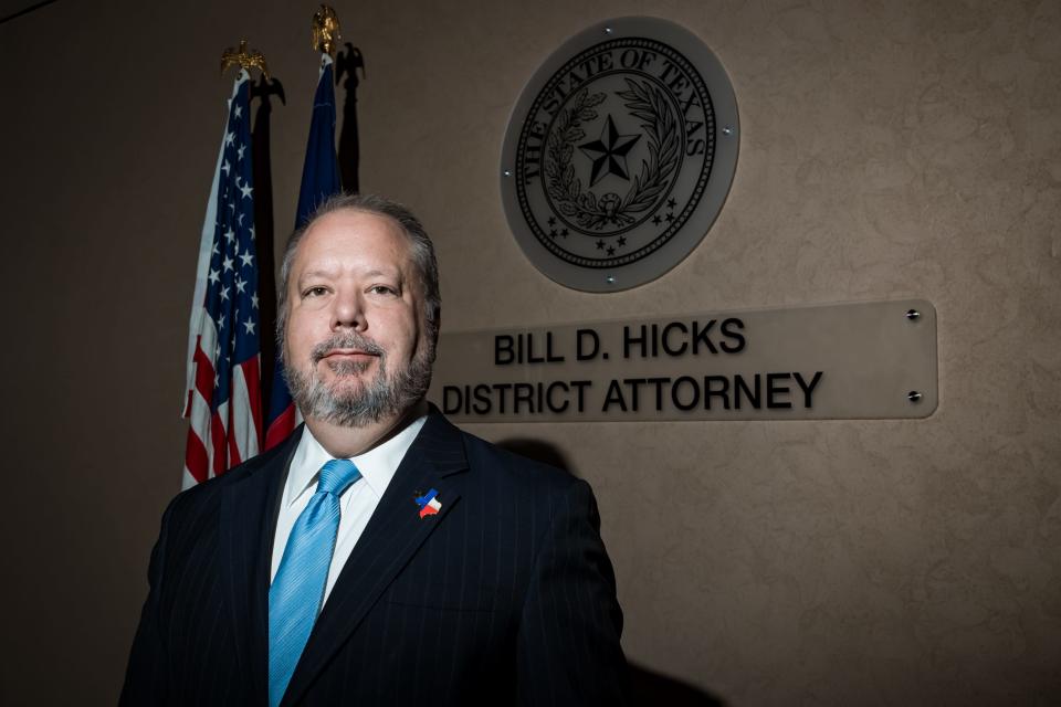 DA Bill Hicks stands for a portrait at the El Paso County District Attorney's Office on Thursday, July 6, 2023.
