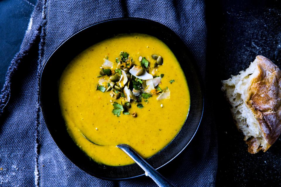 Curried Butternut Squash Soup