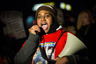 <p>Erica Garner, the Black Lives Matter activist and daughter of NYPD chokehold victim Eric Garner, died Dec. 30 at age 27 after a heart attack. (Photo: Andrew Burton/Getty Images) </p>