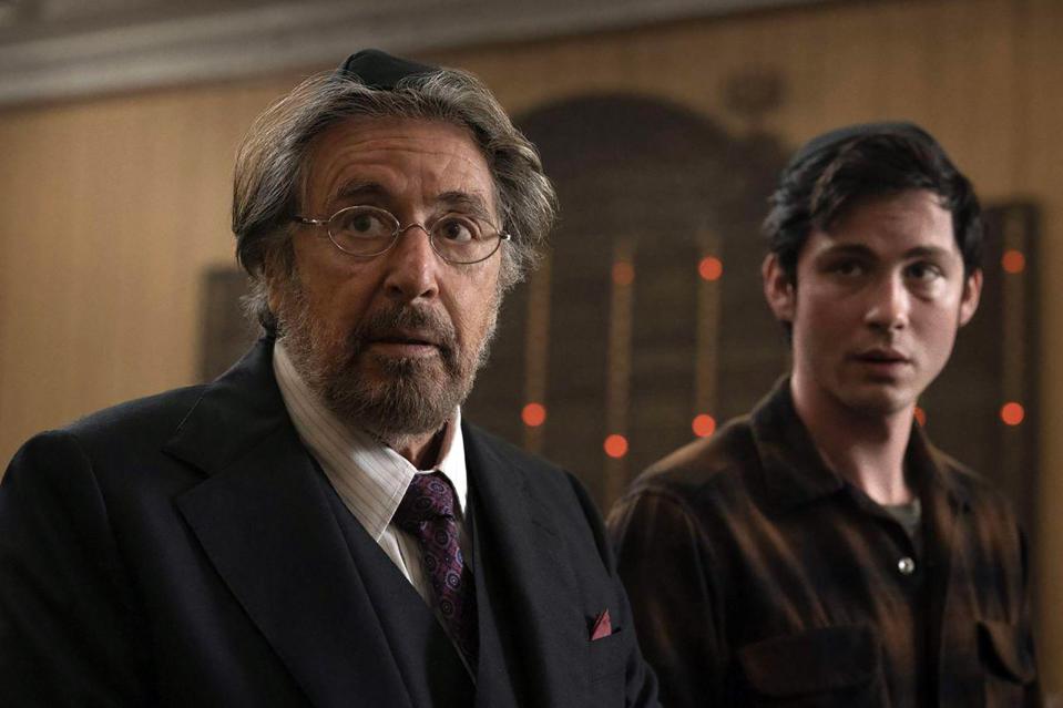 Al Pacino and Logan Lerman star in "Hunters"