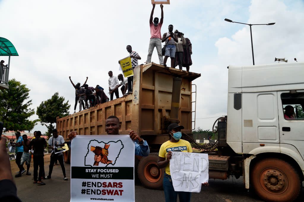 NIGERIA-CRIME-POLICE-DEMO