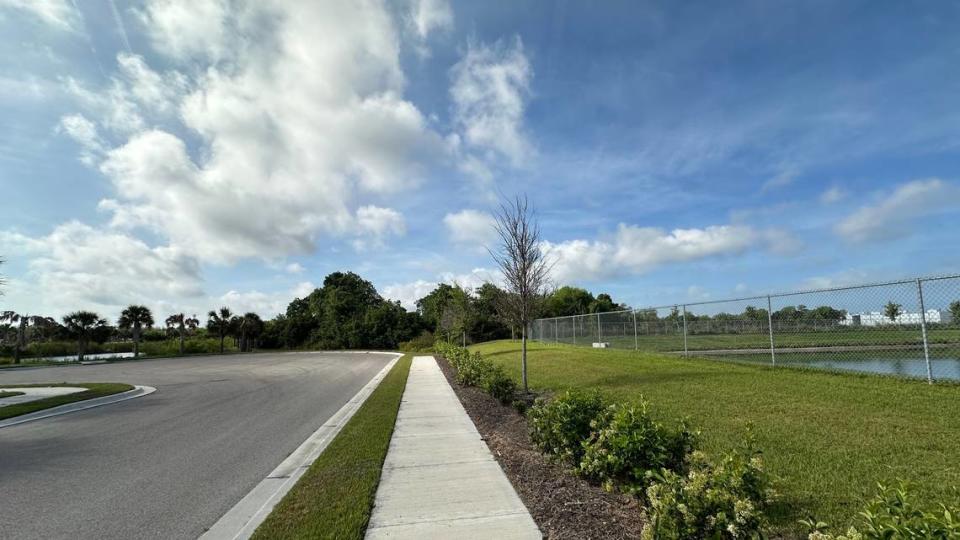 Manatee County Development Services is fast tracking permitting requests for a 355-unit apartment complex on land just south of the Amazon distribution center and west of U.S. 301.
