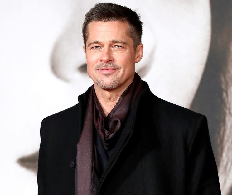 LONDON, ENGLAND - NOVEMBER 21: Brad Pitt attends the UK Premiere of 