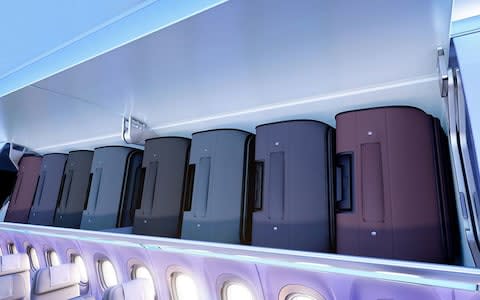 That's the luggage bin we want - Credit: AIRBUS