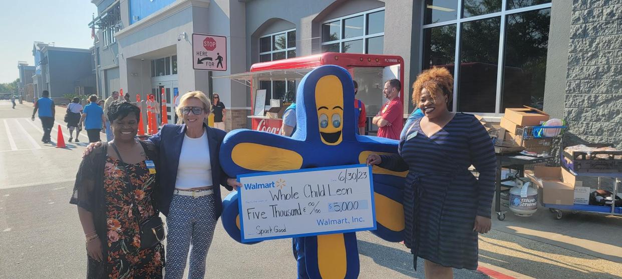 Local organizations including Whole Child Leon received a donation of $5,000 from Tallahassee Walmart at the ribbon cutting at 9 a.m. Friday, June 30.