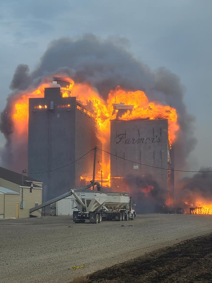 A wildfire destroyed 25 structures in Denton Wednesday, but no serious injuries or deaths were reported, according to the Fergus County Sheriff's Office.