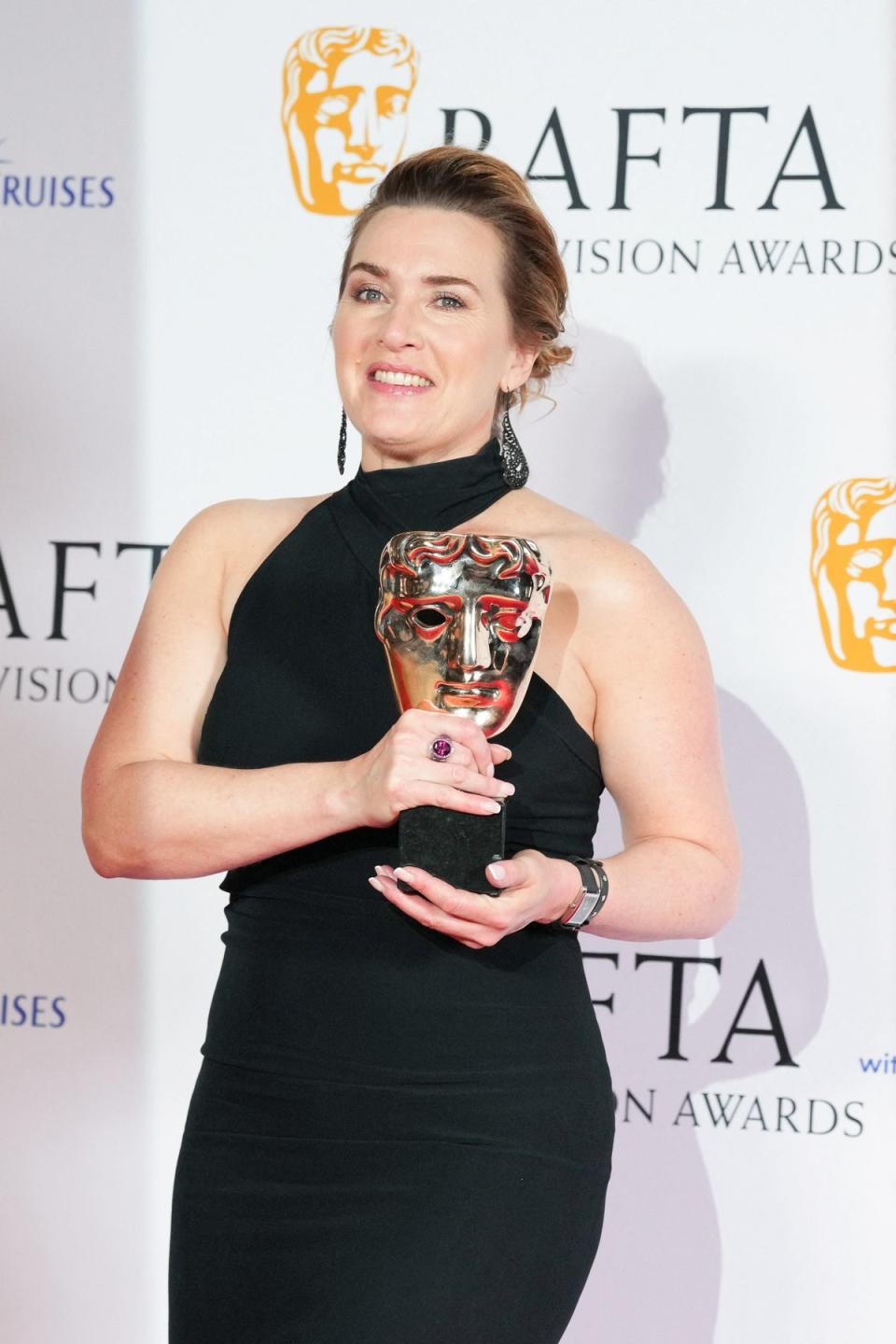 Kate Winslet, winner of the Leading Actress Award at the Baftas (REUTERS)