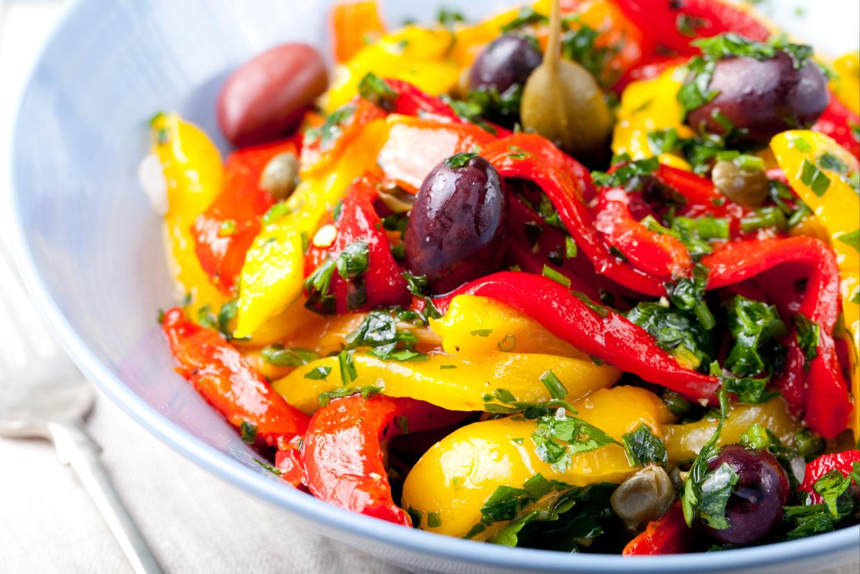 <p>The Mediterranean diet is rich in veggies, wholegrains, nuts, olive oil and fish.</p> (Shutterstock / Anna_Pustynnikova)