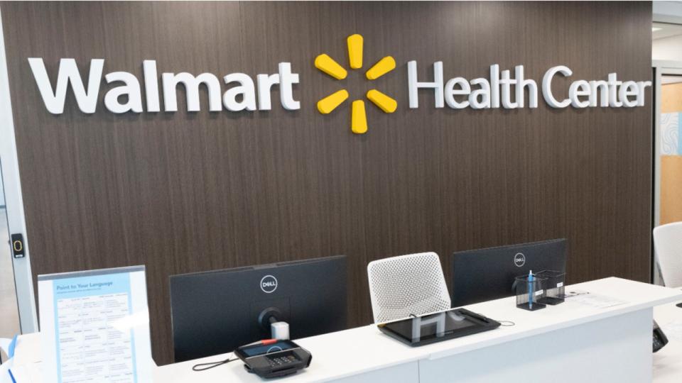 <div>SUGAR LAND, TEXAS - MARCH 29: The front desk is visible Friday, March 29, 2024, at the new Walmart Health Center in Sugar Land which will offer primary care, dental, counseling, lab and X-ray services at the location on Highway 6. (Kirk Sides/Houston Chronicle via Getty Images)</div>