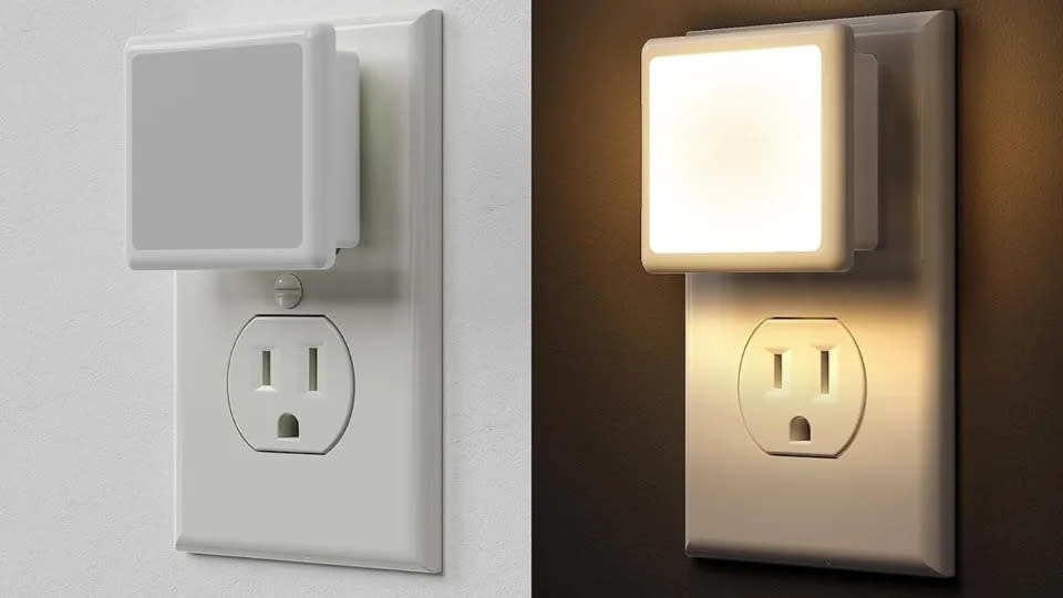 Si chocas con las paredes o los muebles muy seguido durante esas carreras nocturnas al baño, ¡necesitas estas luces! (Foto: Amazon)